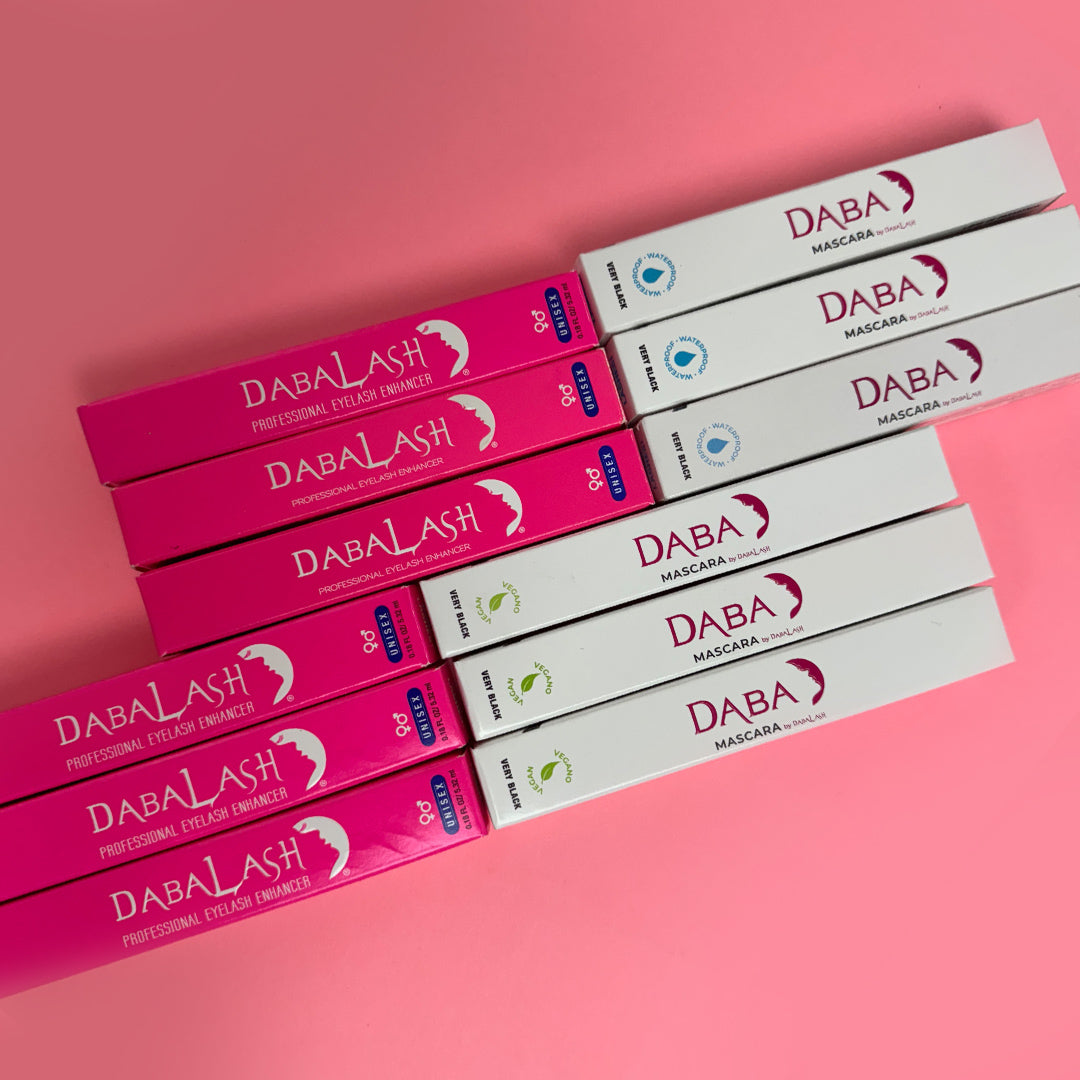 6 Dabalash + 3 rimel waterproof + 3 rimel vegano